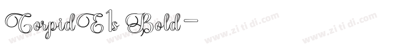 CorpidE1s Bold字体转换